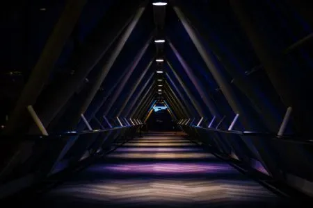 Futuristic tunnel